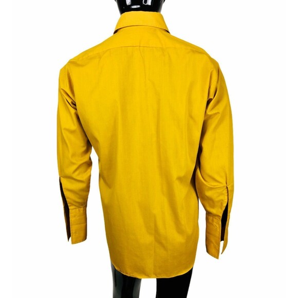Vintage 60s Kent Collection Arrow Deston Perma Gold Button-Down Shirt Size Large - Picture 8 of 9